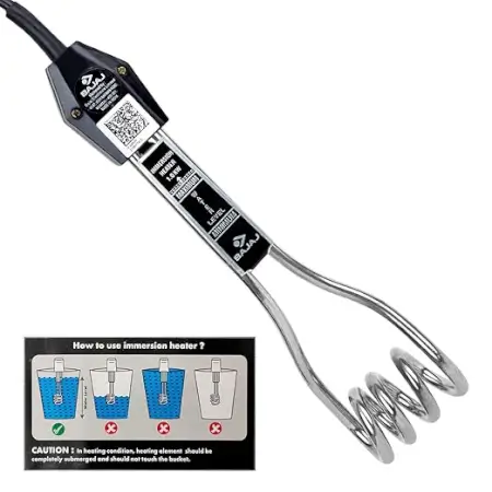 Stainless Steel Immersion Heater Rod – 2000W Waterproof ( default, OS )