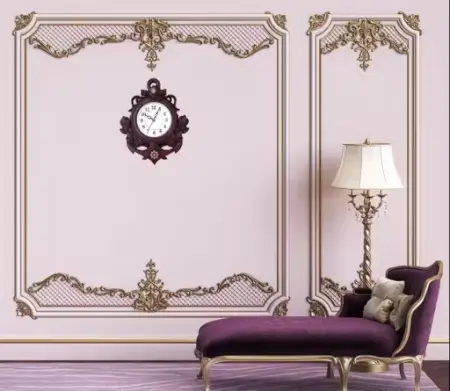 Premium Silent Analog Wall Clock – Stylish Decorative Clock for Home, Office & Temple | Easy to Hang. ( default, Standard ).