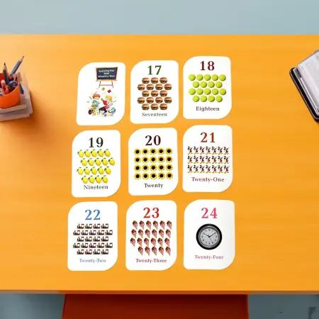 KidKraft Early Learner 32-Piece Number Flashcard Set – Educational Math Cards for Toddlers & Preschoolers ( default, OS )