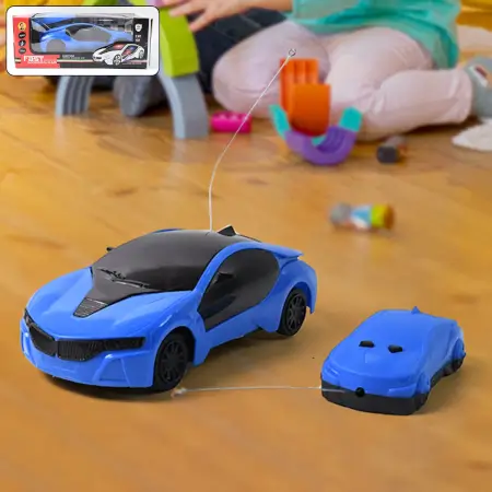 Remote Control Fast Modern Racing Car with 3D LED Lights Forward & Backward Movement, Compact & Kid-Friendly ( default, Standard ).