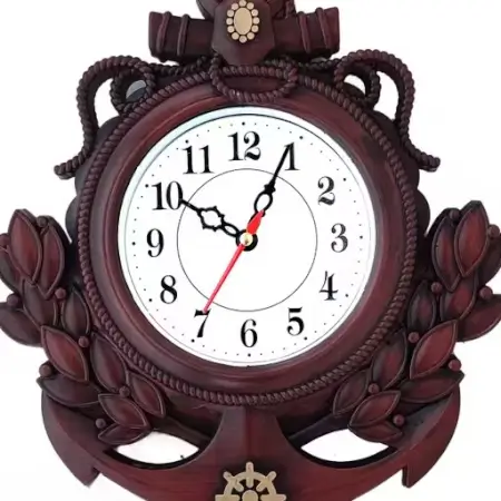 Premium Silent Analog Wall Clock – Stylish Decorative Clock for Home, Office & Temple | Easy to Hang. ( default, Standard ).