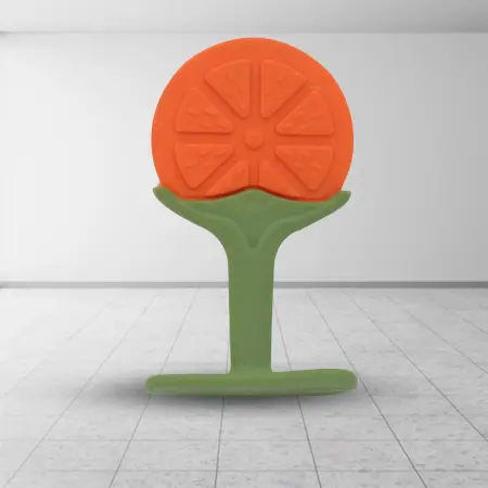 Silicone Fruit Shape Teether Toy Food Grade Silicon Teether Use For Baby / Toddlers / Infants / Children ( default, Standard ).