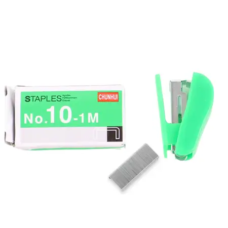 Mini stapler with 1 strip of staples 1 set compact stapler with single pin box - Durable Plastic, Compact Mini Size ( default, OS ).