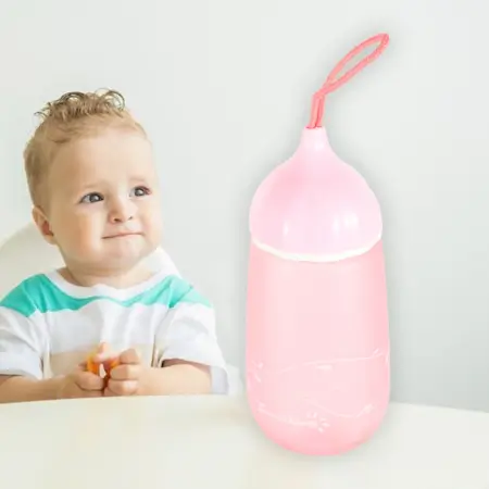 Unique Shape Premium Plastic water bottle With Dori Easy to Carry leakproof BPA-free, water Plastic water bottle for children, Home, School (1 Pc / 550 ML) ( default, Standard ).