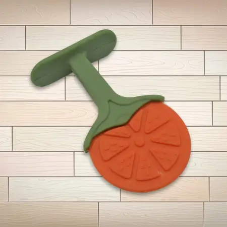 Silicone Fruit Shape Teether Toy Food Grade Silicon Teether Use For Baby / Toddlers / Infants / Children ( default, Standard ).