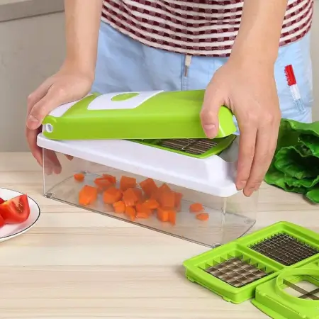 Kitchen Multipurpose 13-in-1 Vegetable & Fruit Chopper Cutter Slicer, Dicer, Grater & More ( default, Standard ).