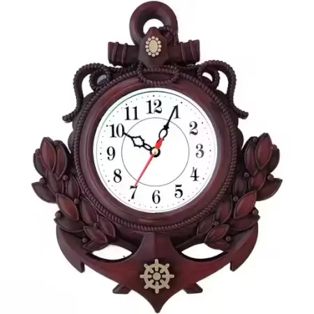 Premium Silent Analog Wall Clock – Stylish Decorative Clock for Home, Office & Temple | Easy to Hang. ( default, Standard ).