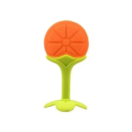 Silicone Fruit Shape Teether Toy Food Grade Silicon Teether Use For Baby / Toddlers / Infants / Children ( default, Standard ).