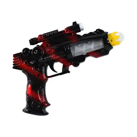 LED Laser Toy Gun with Lights & Sound Battery Operated Space Blaster for Kids (1 Pc) ( default, Standard ).