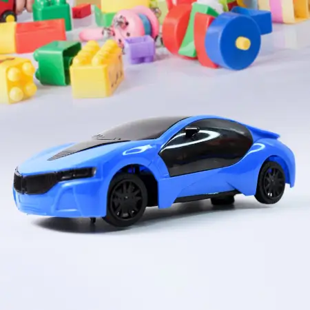Remote Control Fast Modern Racing Car with 3D LED Lights Forward & Backward Movement, Compact & Kid-Friendly ( default, Standard ).