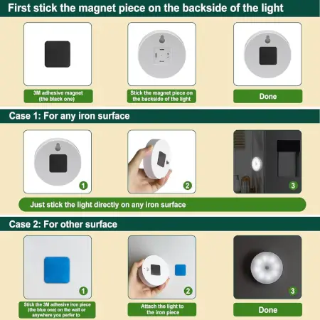 Motion Sensor Light for Home with USB Charging Wireless Self Adhesive LED Body Induction Lamp Sensor Light for Wardrobe Lights with Sensor Night Light for Cupboard Stairs (White)