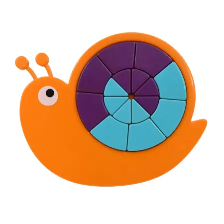 Toys Snail Puzzle Kids, Mini Travel Puzzle Games & Pre School Toys Develops Motor & Reasoning Skills STEM Educational Toy, Birthday Gifts 3 - 6 Year kids, Brain Games for Kids, Building Block