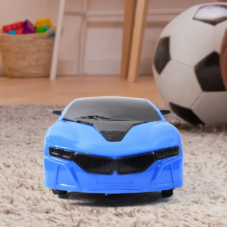 Remote Control Fast Modern Racing Car with 3D LED Lights Forward & Backward Movement, Compact & Kid-Friendly ( default, Standard ).
