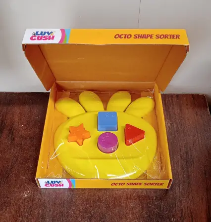 Octo Shape sorter Toy Game That Make Your Kid's brain Sharp, Increase Grasping And Sorting Power Education Learning For Girls & boy, Gift Product (1 Pc) ( default, Standard ).