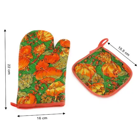 Professional Cotton Oven Mitt gloves ( default, Standard ).