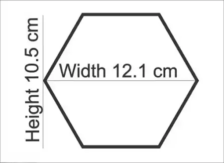 7 Hexagon Silver Acrylic Mirror Stickers | 3D Wall Decor with 10 Butterfly Stickers | Home & Office Decoration (Pack of 1) ( default, Standard )